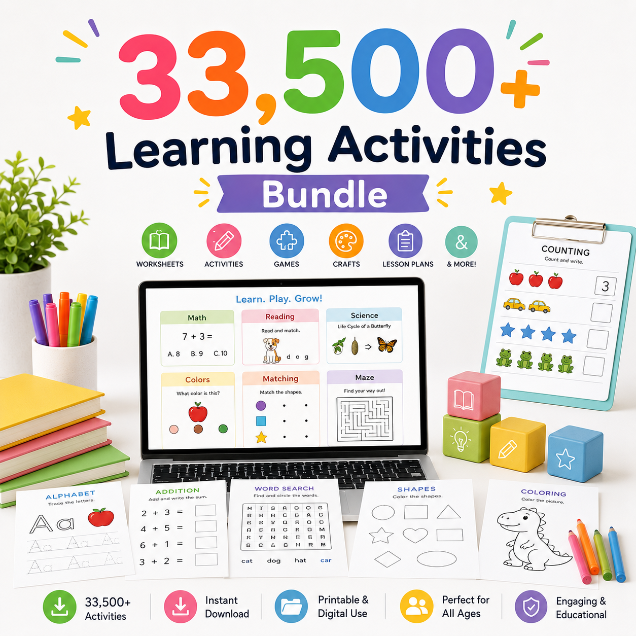 33,500+ Language Arts Activities