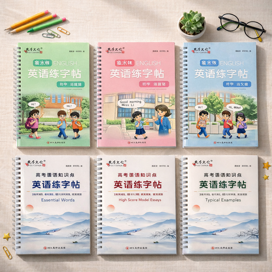 LeXue Culture Complete English Writing System — 6 Workbooks