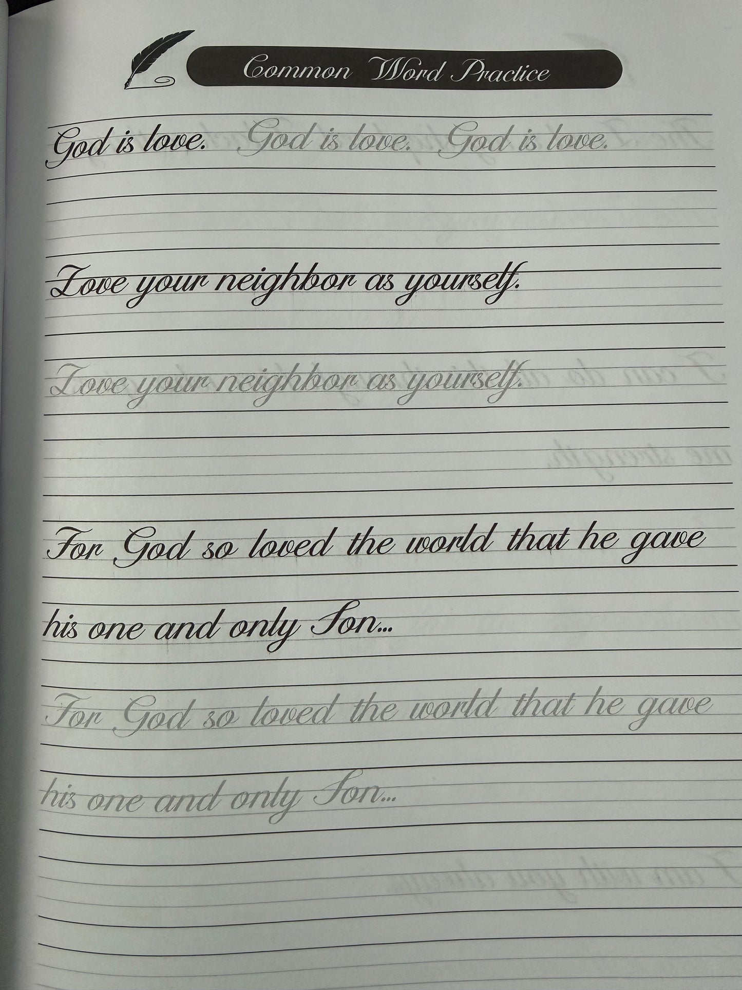 Write the Word: Bible Cursive Workbook