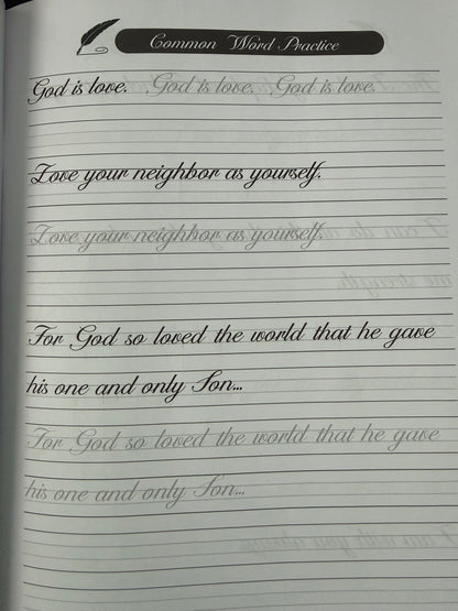 Write the Word: Bible Cursive Workbook