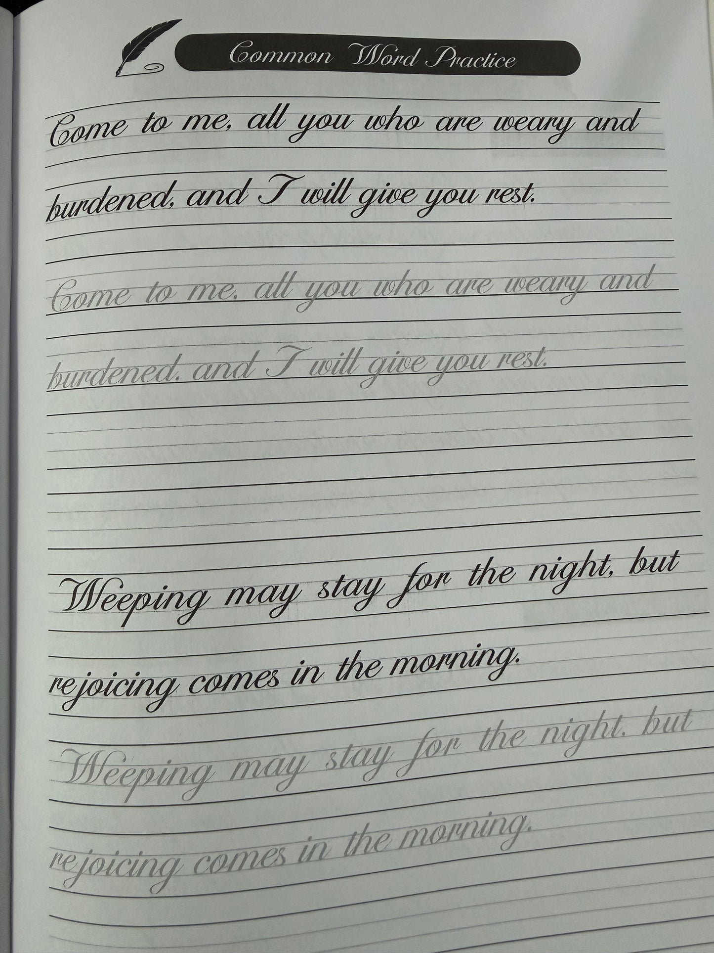 Write the Word: Bible Cursive Workbook