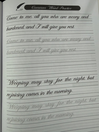 Write the Word: Bible Cursive Workbook