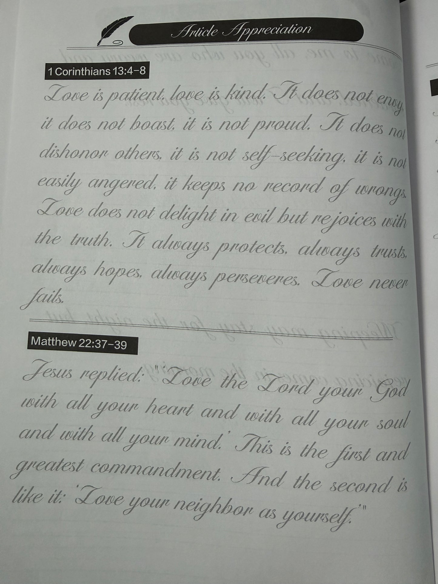 Write the Word: Bible Cursive Workbook