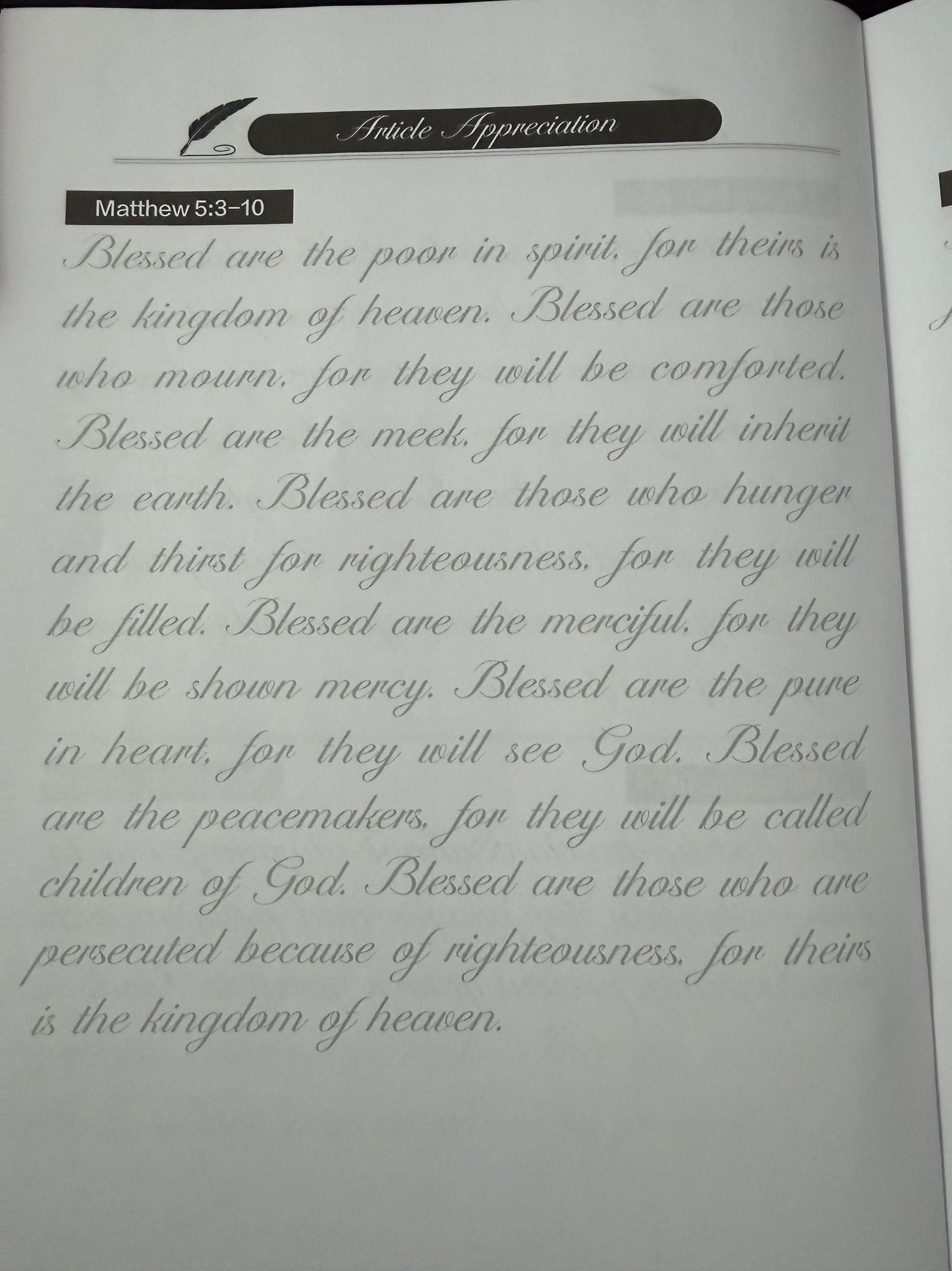 Write the Word: Bible Cursive Workbook
