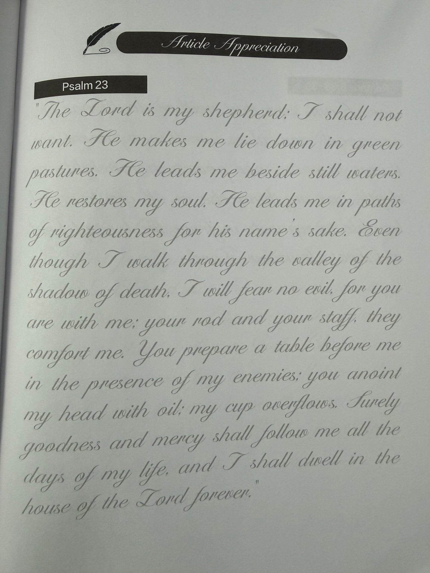 Write the Word: Bible Cursive Workbook