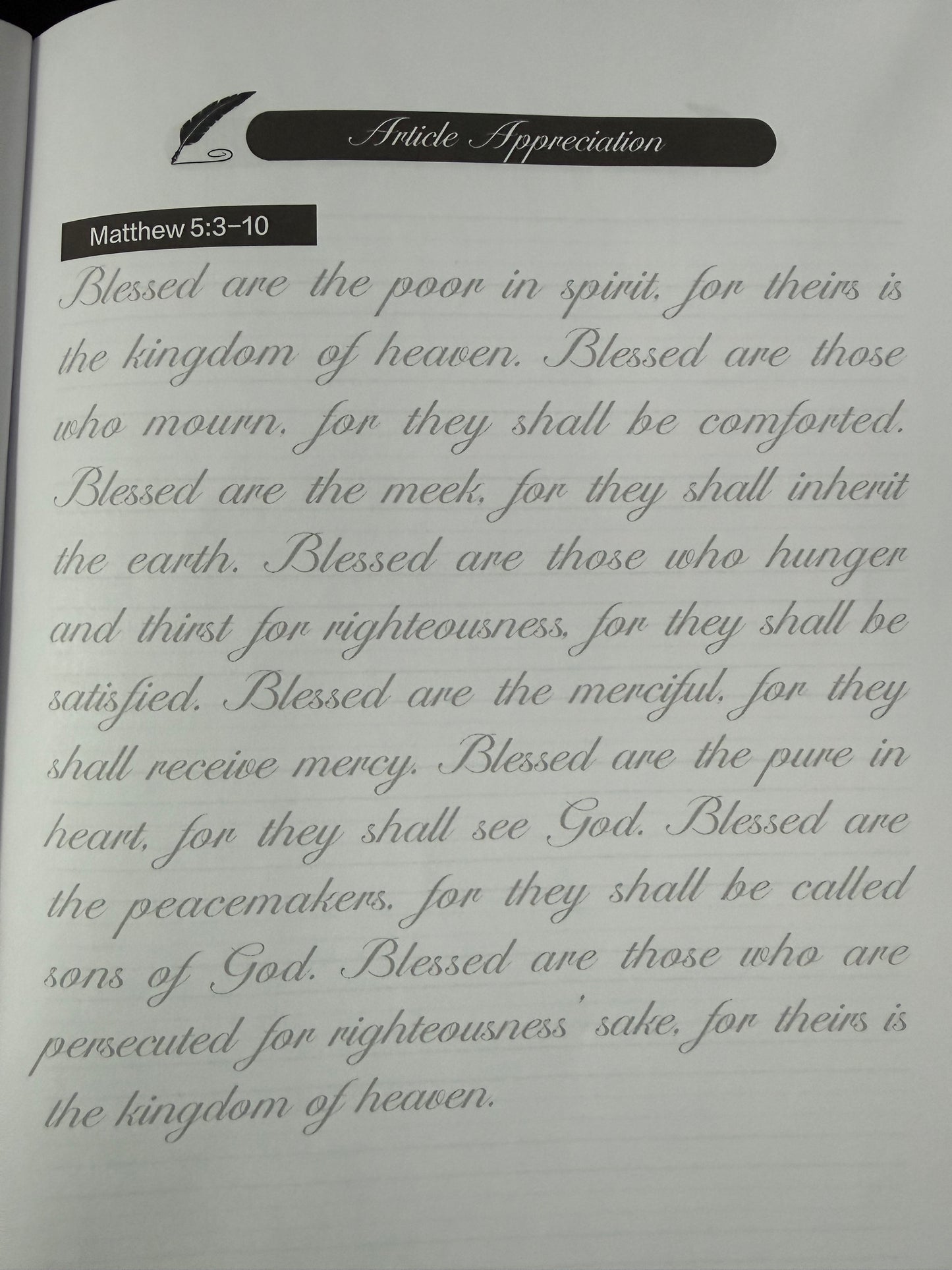 Write the Word: Bible Cursive Workbook
