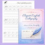 32-Page English Cursive Handwriting Practice Handbook | Elegant Calligraphy Guide for Improving Writing Skills